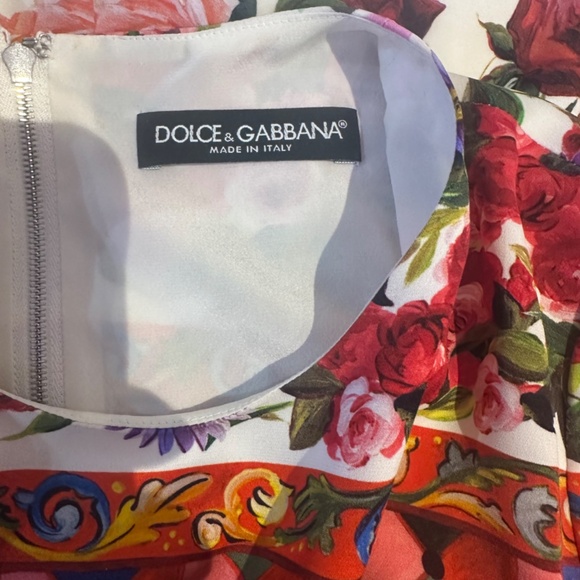 Dolce & Gabbana Mambo print silk dress IT 40 - Picture 4 of 5